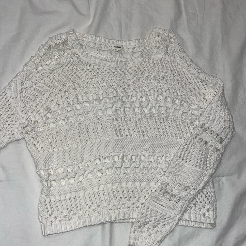 GARAGE OPEN KNITTED TOP